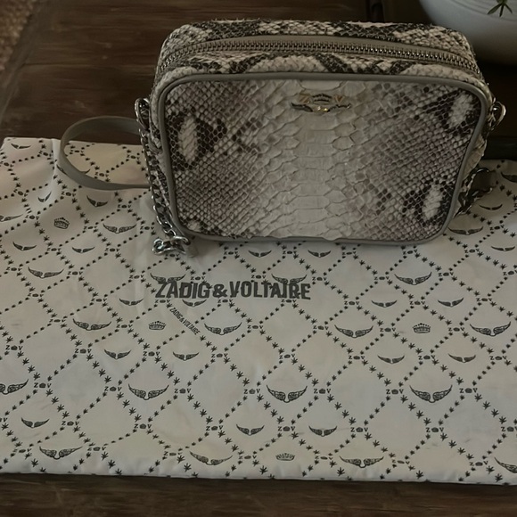 Zadig and Voltaire authentic snake crossbody bag PRICE IS FIRM - Picture 1 of 6
